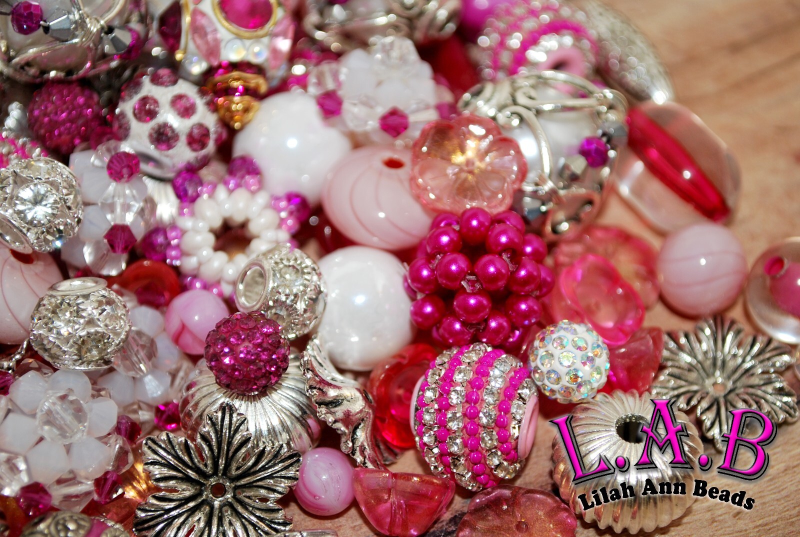 Boho Bead, Wire wrapped “Lotus bloom” Bead mix by Lilah Ann beads – BM701
