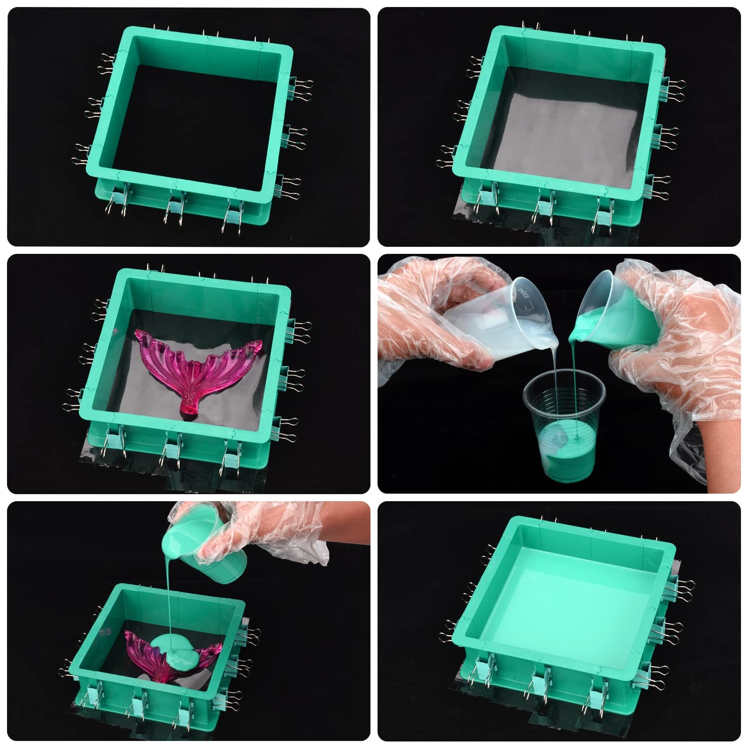 Decorrom Silicone Mold Making Kit – 2.2 Gallon Liquid Silicone Rubber 15A