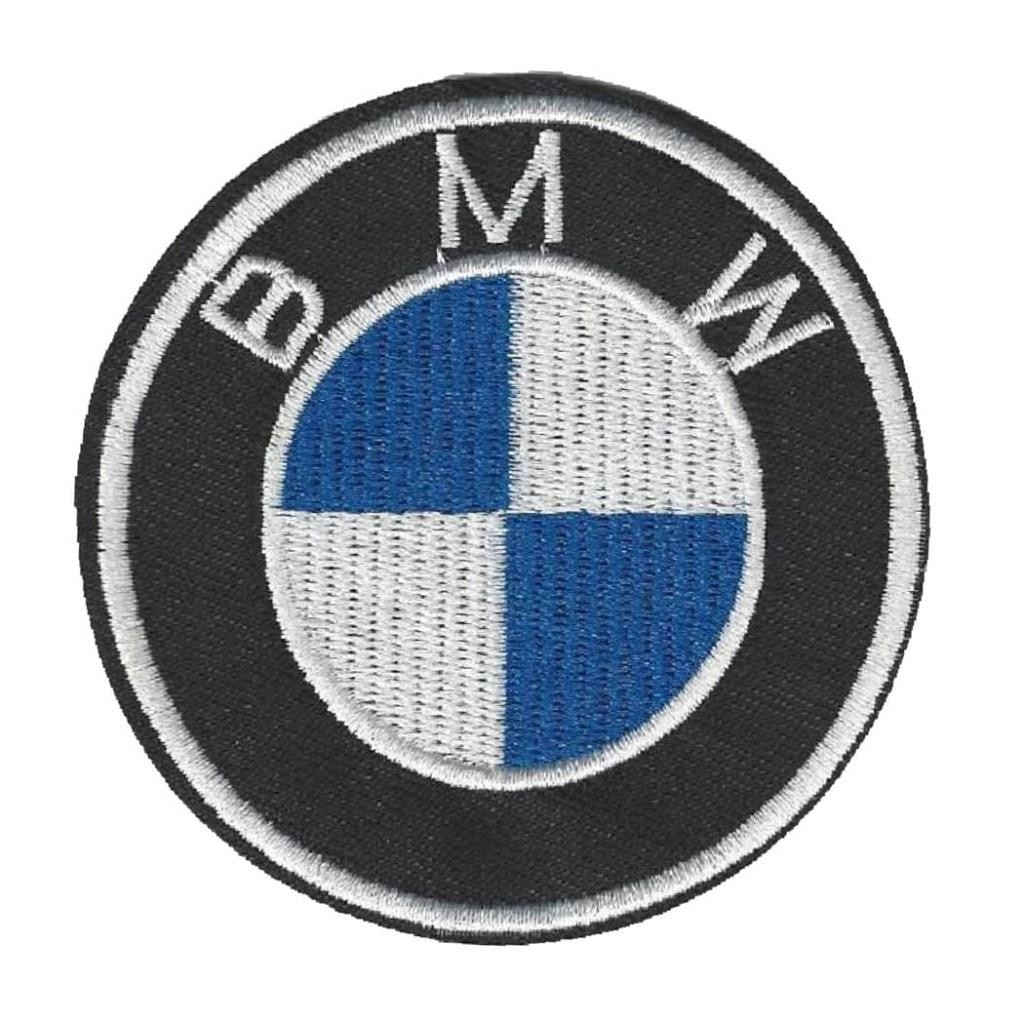BMW IRON ON PATCH 3″ Round Car Auto Emblem Embroidered Applique Hat Jeans Jacket