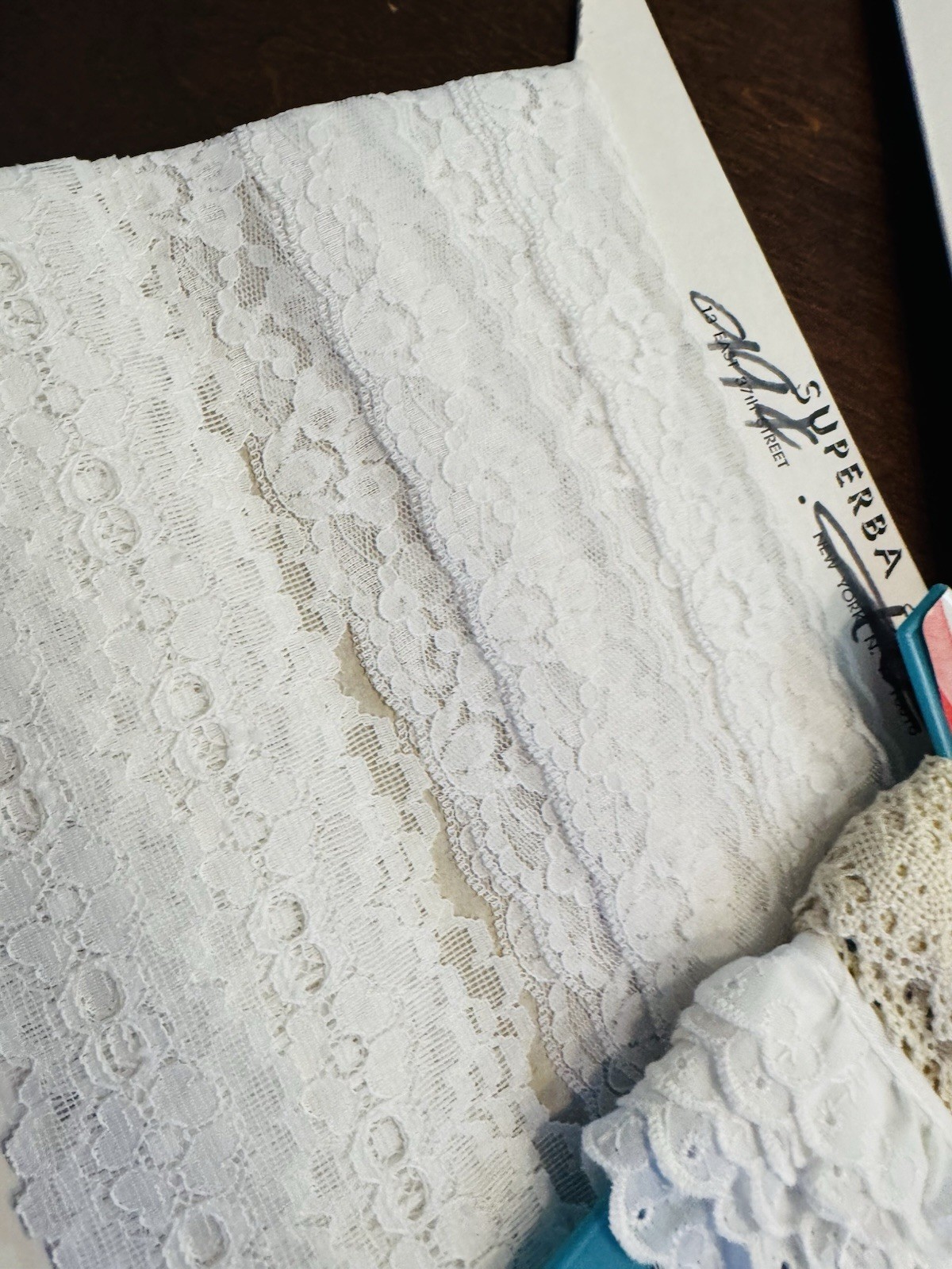 HUGE LOT LACE doll Junk Journal Embellish YARDS White Ivory Peach Satin Cotton