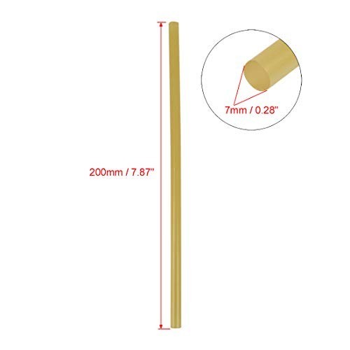 Hot Glue Sticks 7mm x 200mm Dent Removal Repair 20 Pack for Car Body Yellow