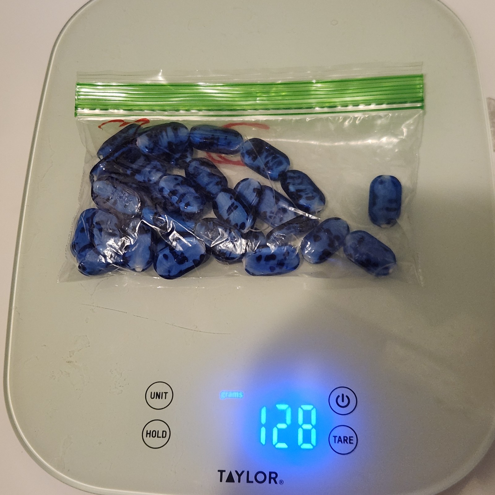 128 Grams Czech Glass Barrel Beads Blue Black Sapphire Jewelry Making Beads