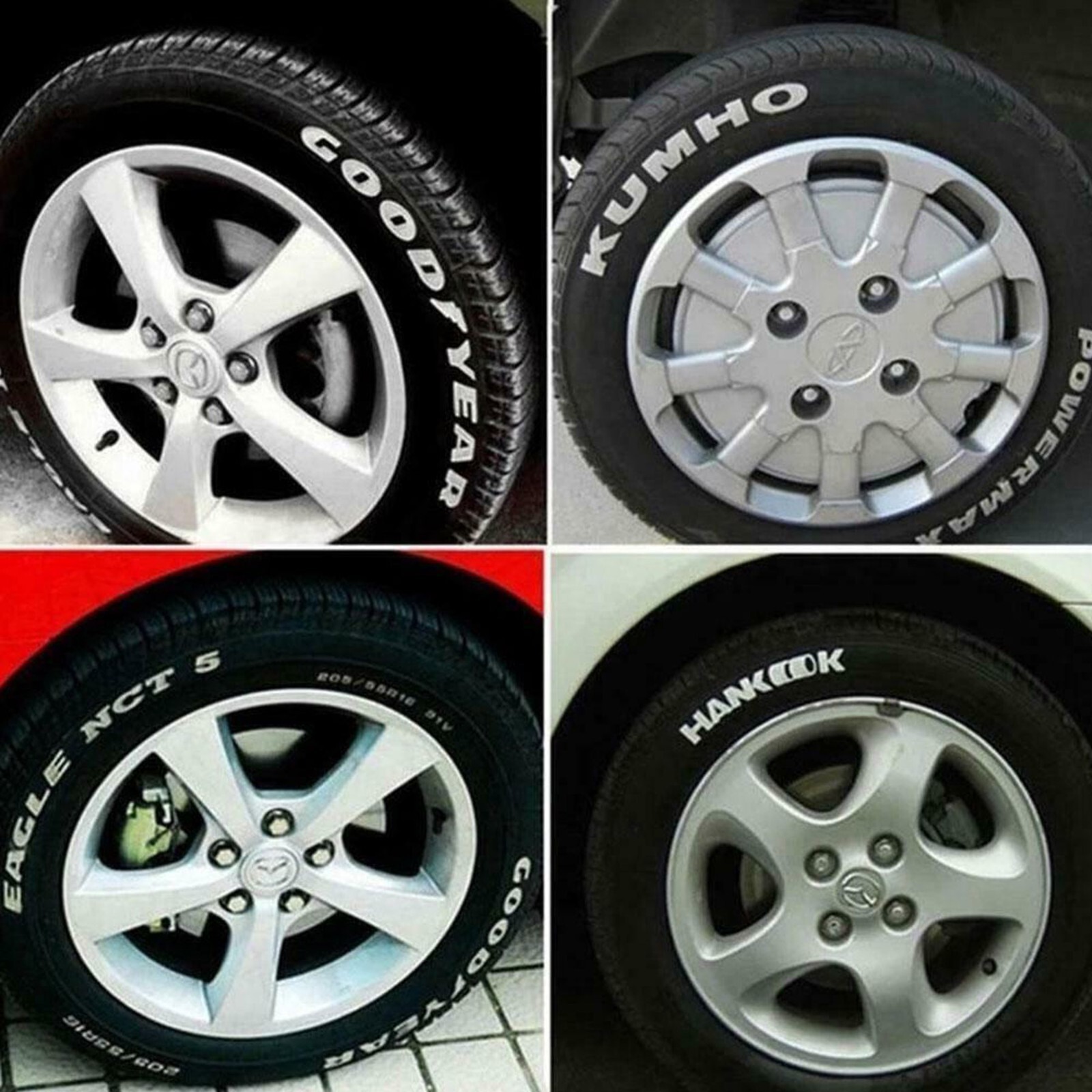 3-12 Paint Pen Marker Waterproof Permanent Car Tire Lettering Rubber