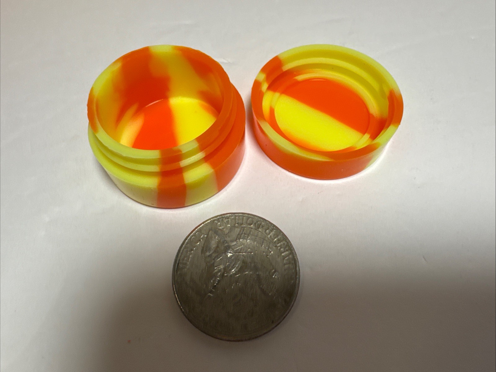 5ML Silicone Non Stick Oil Jars Wax Containers Pack Of 100
