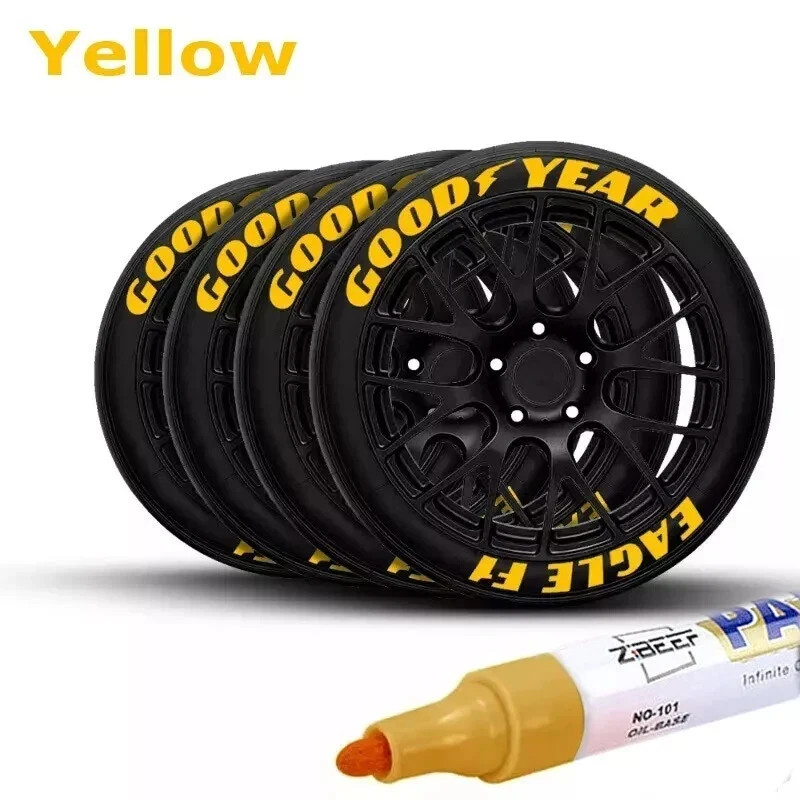 Waterproof Permanent Paint Marker Pen Car Tyre Tire Tread Rubber Metal pen Toyo