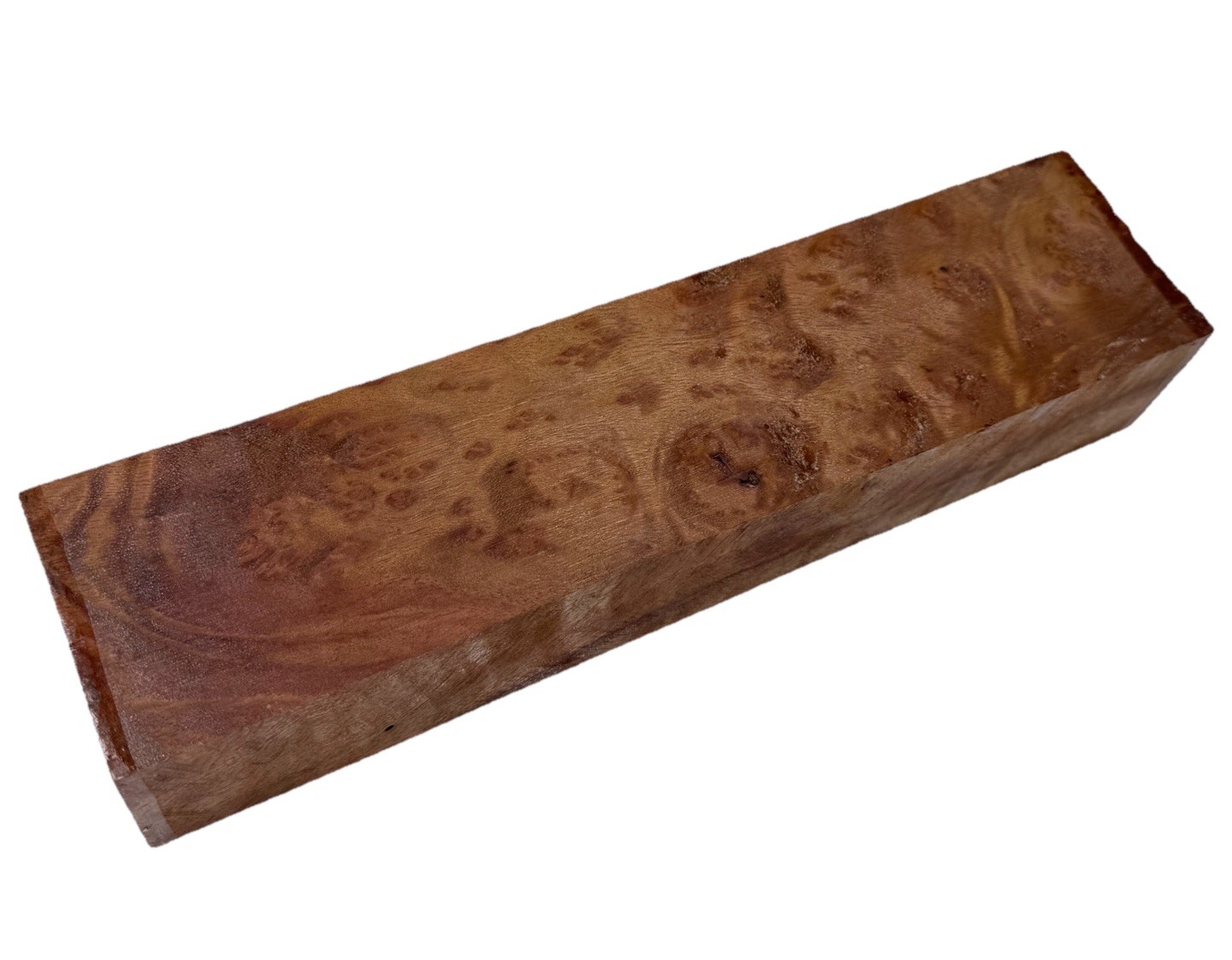 Camphor Burl wood block 11-3/4″ x 2-3/4” x 2″ (c72) Dried Craft Block