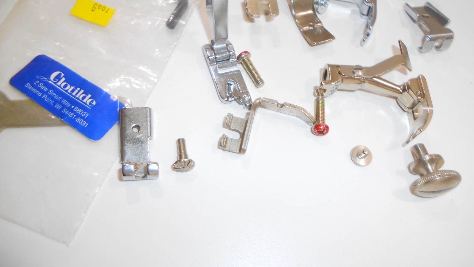 Bulk Lot Collection Sewing Machine Tools- Attachment Feet- Etc. UNKNOWN BRANDS