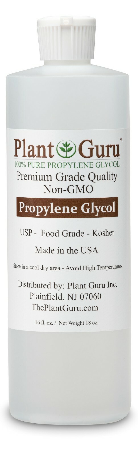Vegetable Glycerin / Propylene Glycol 16 oz Each USP 99.9% Pure Food Grade VG PG