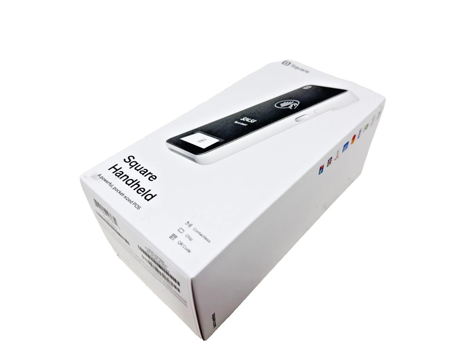 New Square Handheld Portable POS Credit Card Machine to Accept Payments White