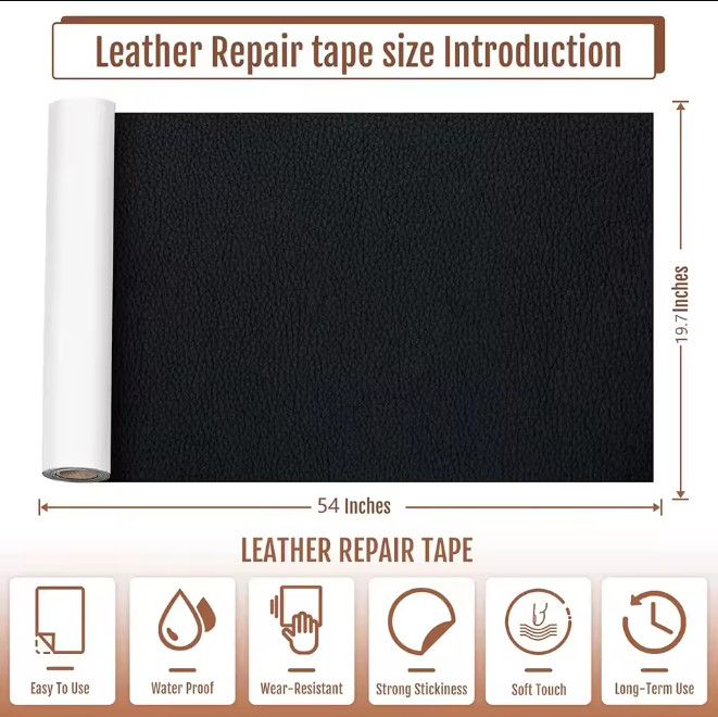 Self-Adhesive Leather-Repair-Patch Repair-Patch Refinisher-Cuttable Leather Sofa