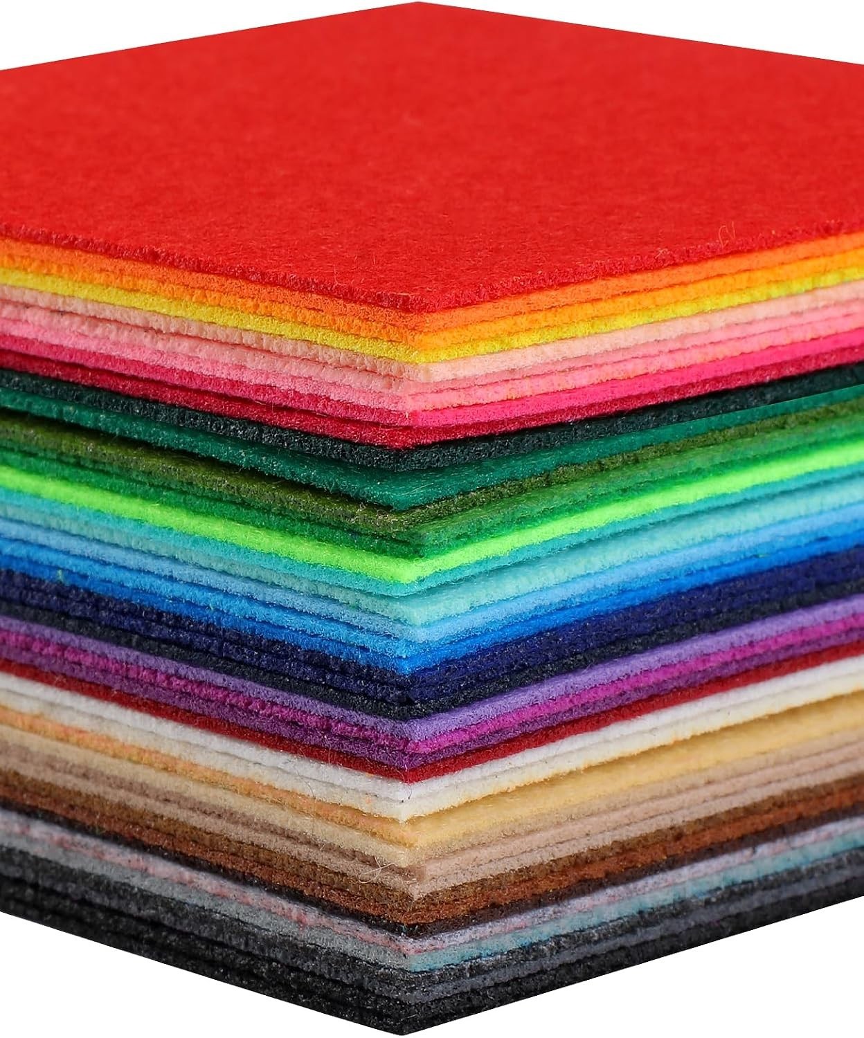Felt Sheets 12X12 20 Pack 1Mm Nonwoven Assorted | Nonwoven Acrylic Felt, 1Mm Thi