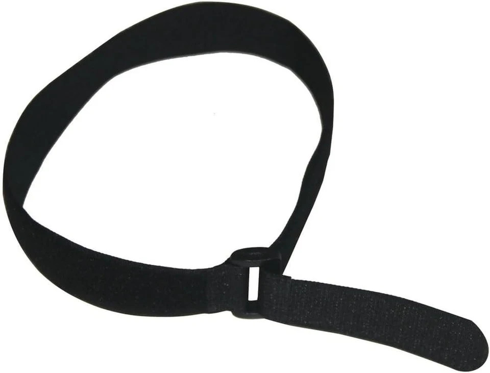 [16 Pack] 1 X 18″ Hook and Loop Reusable Fastening Nylon Cable Securing Straps,