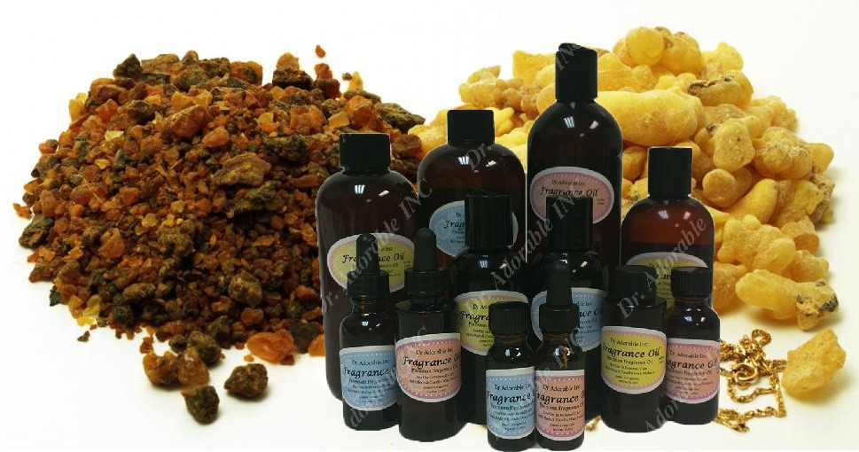 FRANKINCENSE & MYRRH PURE FRAGRANCE OIL 0.6oz 1oz up to 16oz Free Shipping!!!