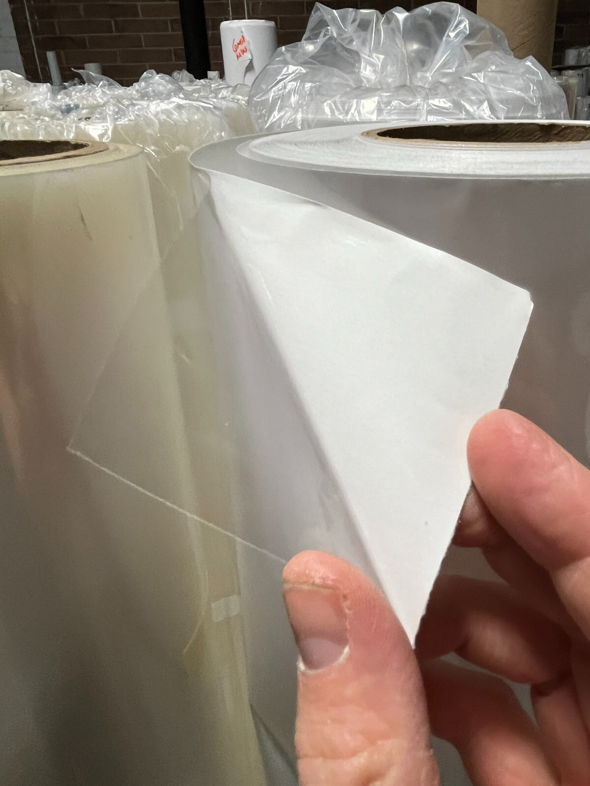 6.0mil Gloss Clear Semi-Rigid Decal Sticker Self-Adhesive Vinyl Solvent & Latex