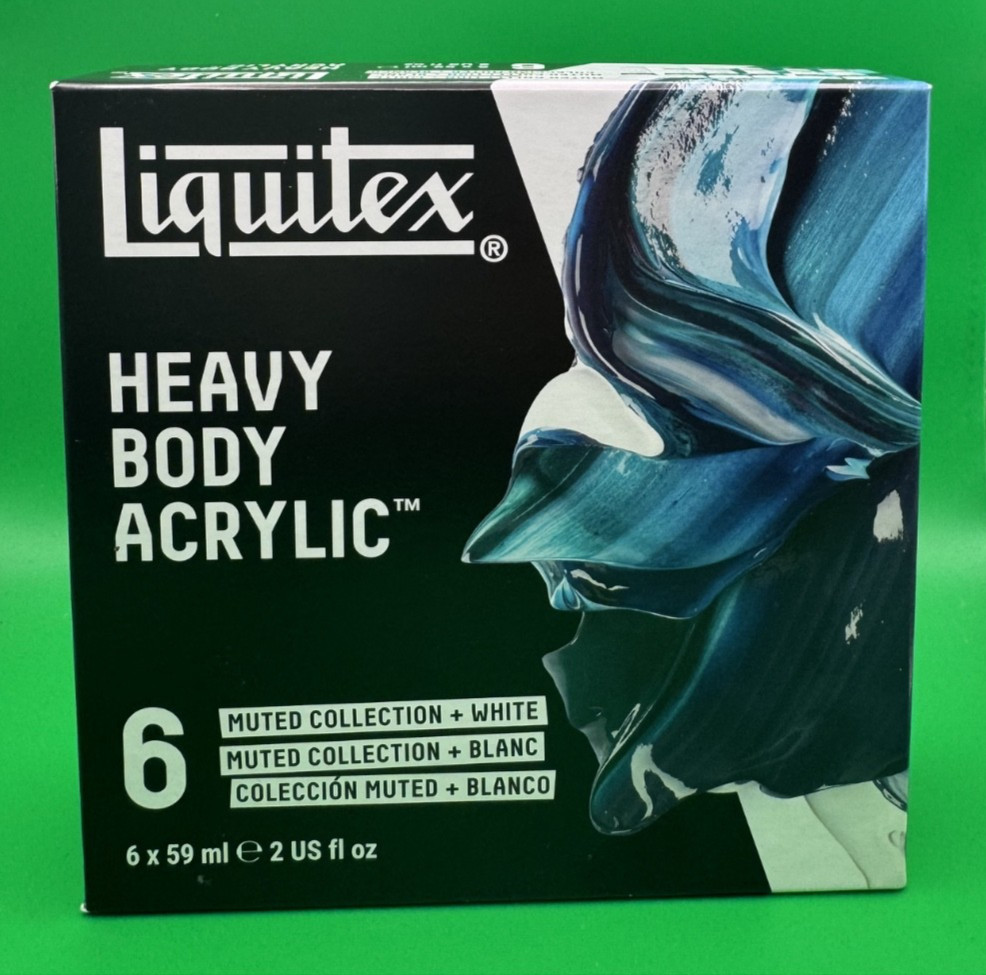 Liquitex Professional Heavy Body Acrylic Set 6x59ml Muted Collection + White