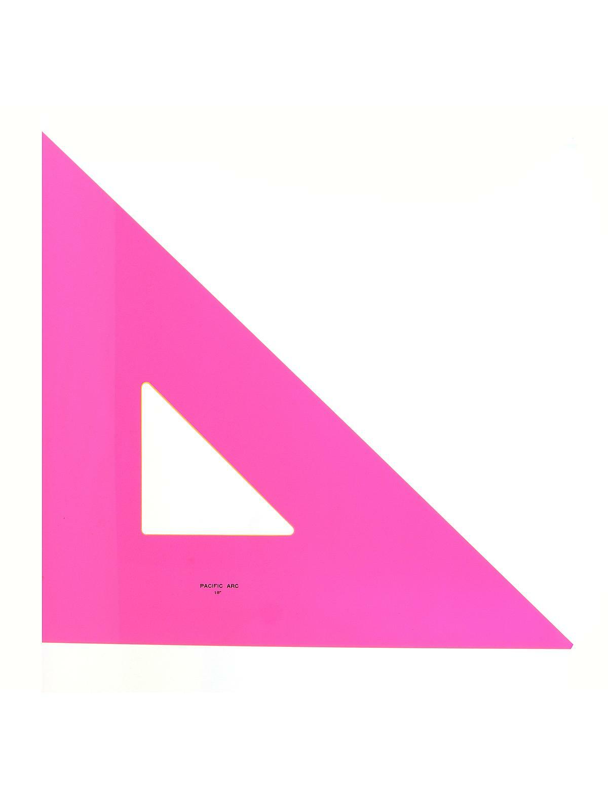Pacific Arc Professional Fluorescent Triangles – 18 in. 45 90 degrees