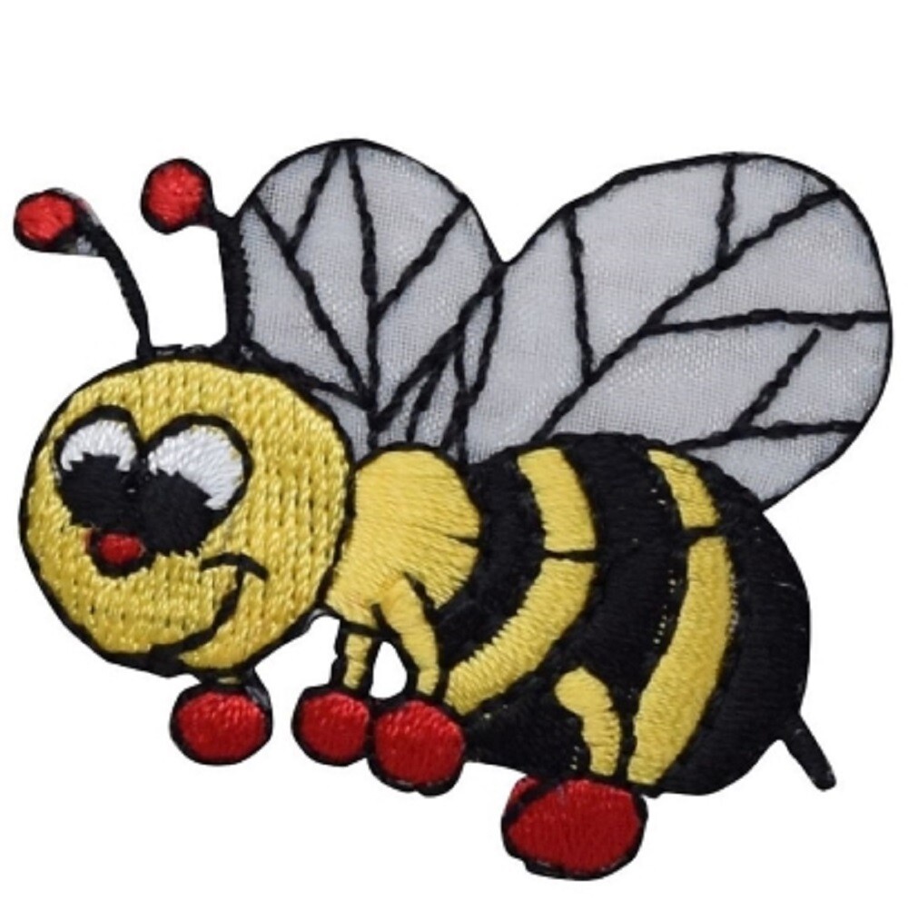 Bumblebee Patch Applique – Bee, Boxing Gloves, Bug, Insect Badge 1.75″ (Iron on)