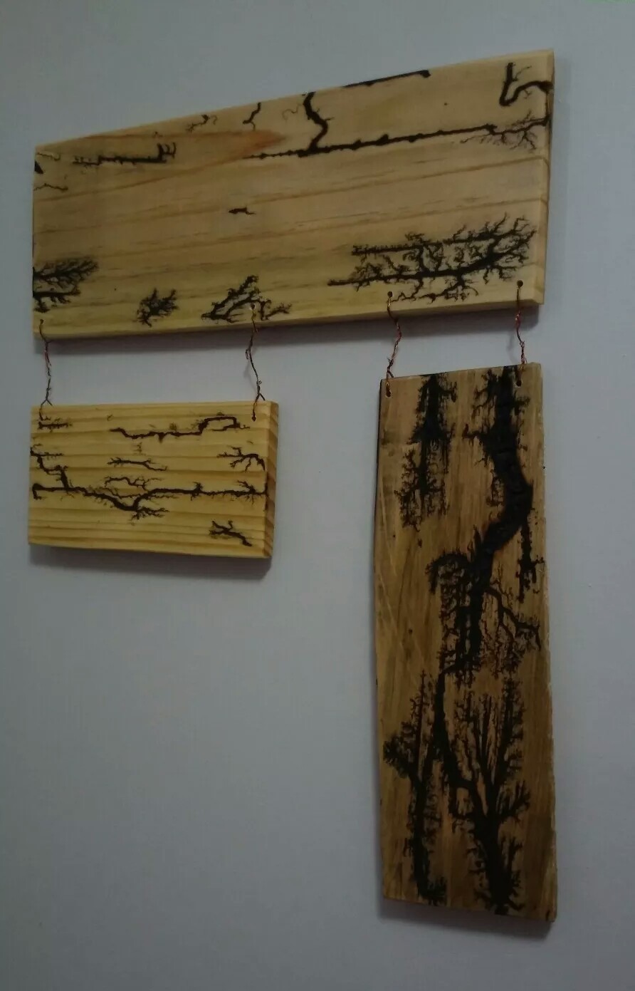 Modern Wood Oriental Yoga Zen Art Decoration Original Natural 100%Reclaimed Wood