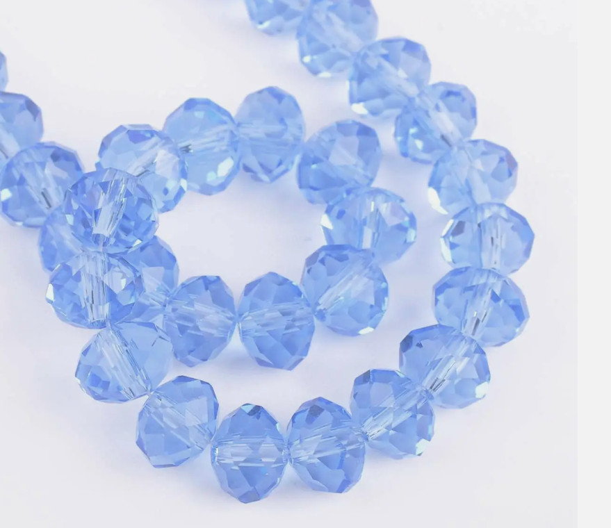4mm 6mm 8mm 10mm 12mm Rondelle crystal Loose spacer beads Jewelry Making Crafts