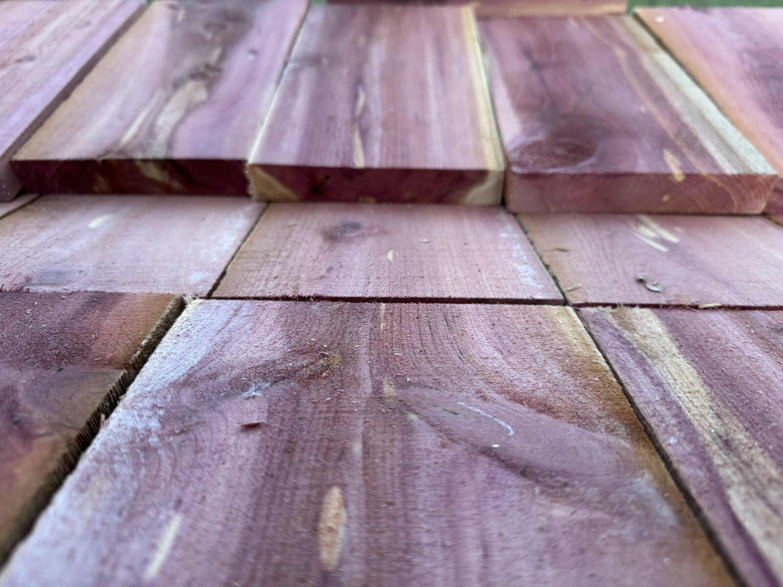 Exotic Aromatic Eastern Red Cedar Craft Boards, 1” Thick X 5” Wide X 10”. Long