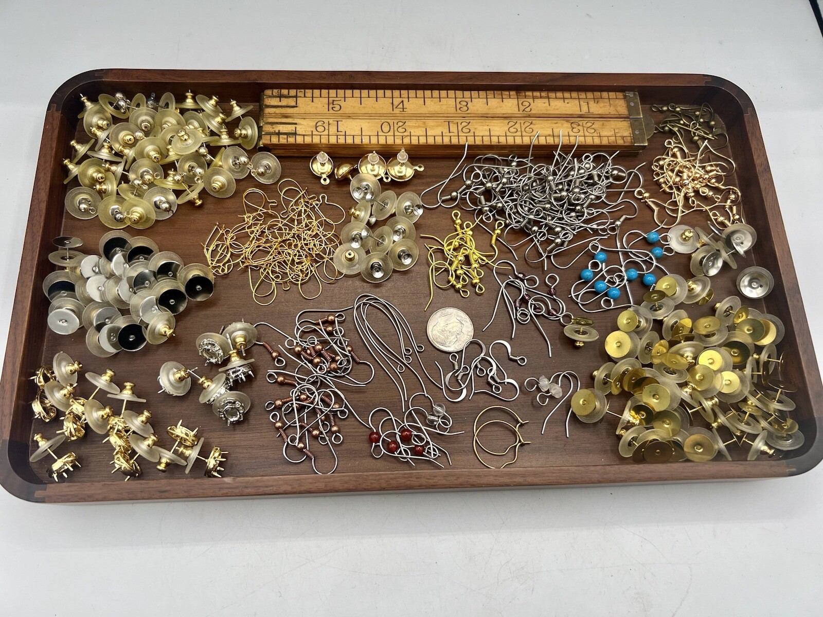 161 Pairs Pierced Earring Findings Mixed New Old Stock DIY Jewelry Making Lot