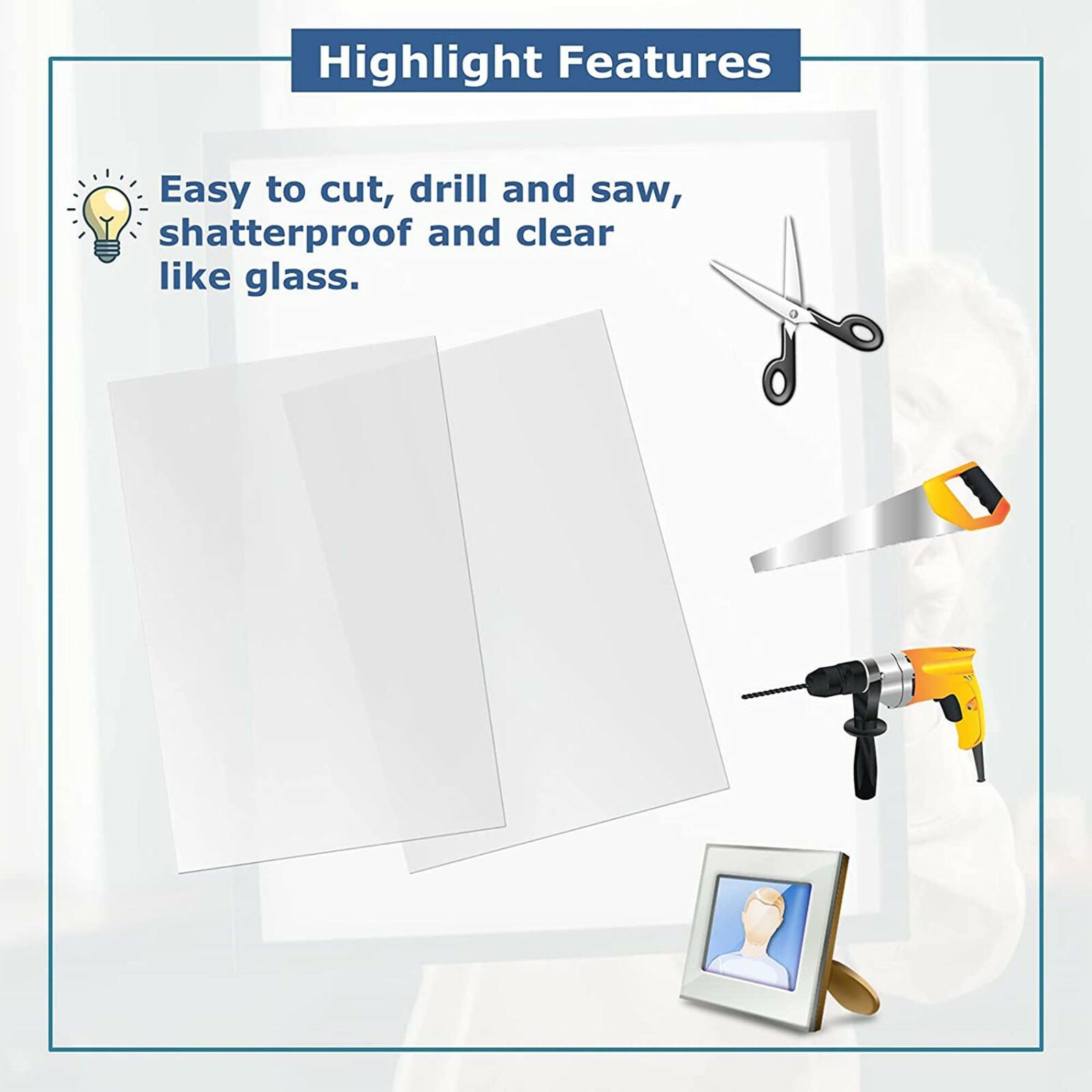 PETG Plastic Sheet – 0.020″ thick – Clear – Assorted Sizes- Vacuum Forming Hobby