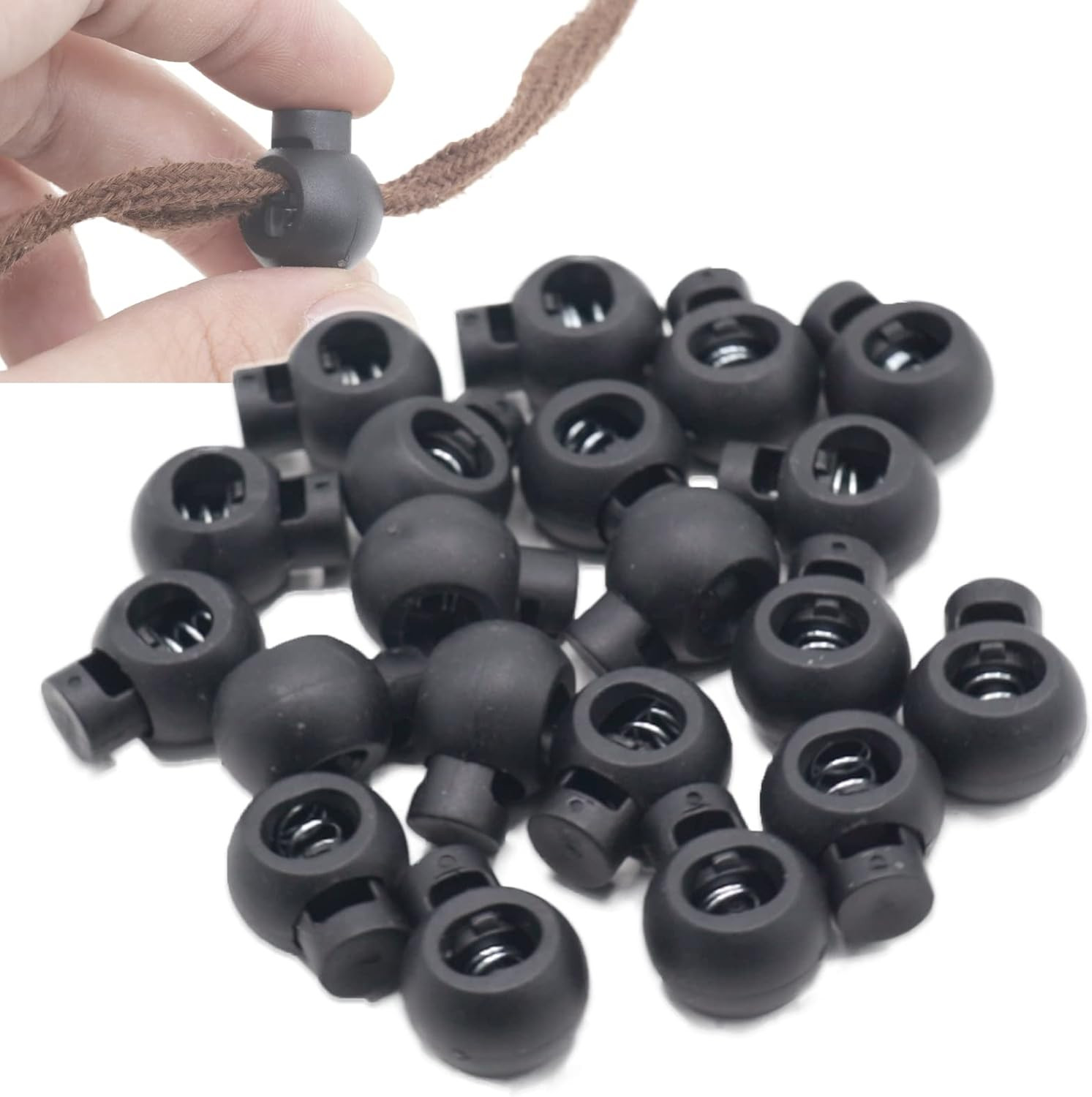 Plastic Single Hole Cord Locks