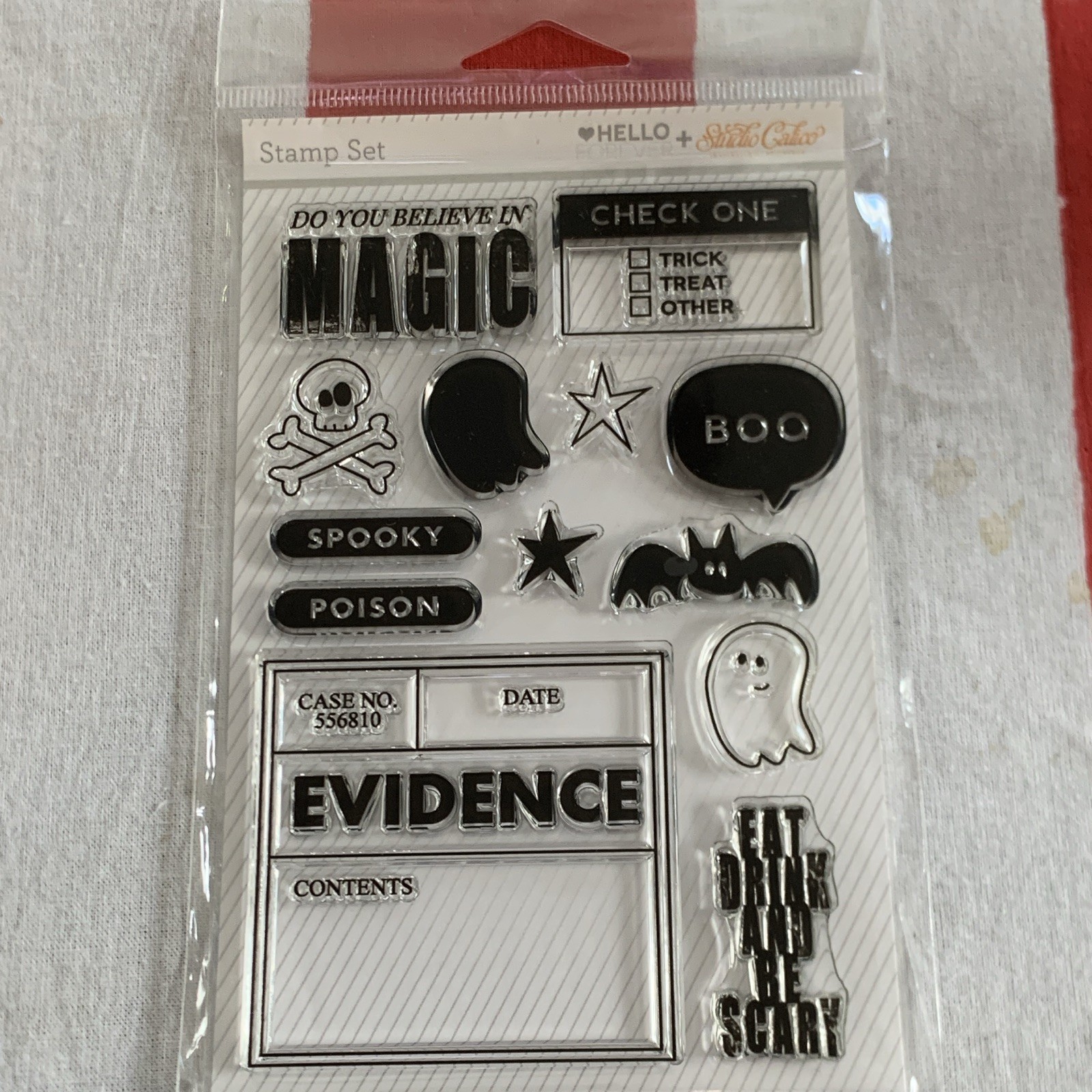 Studio Calico Halloween Clear Photopolymer Stamps Set Model/MPN 0058469