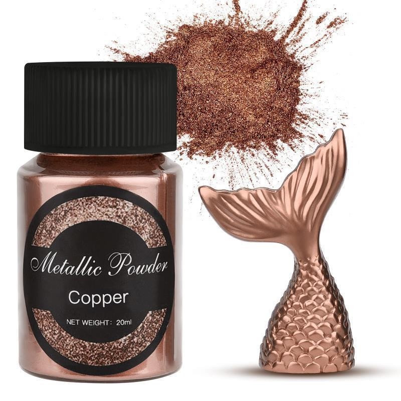Metallic Gold Silver Mica Powder Pigment Pearlescent Epoxy Uv Resin Dye Jewelry