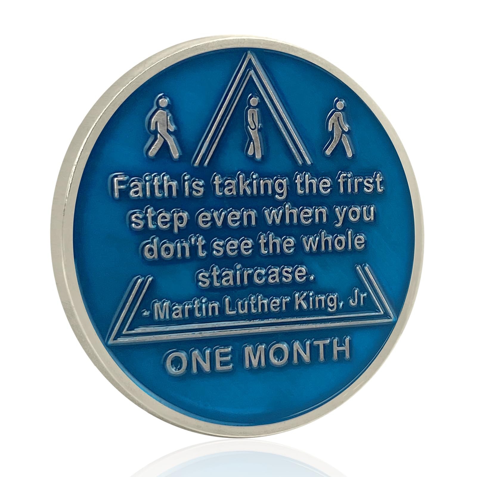1 Month Sobriety Coin AA Chips and Medallions One Month Sobriety Chip 30 Days…