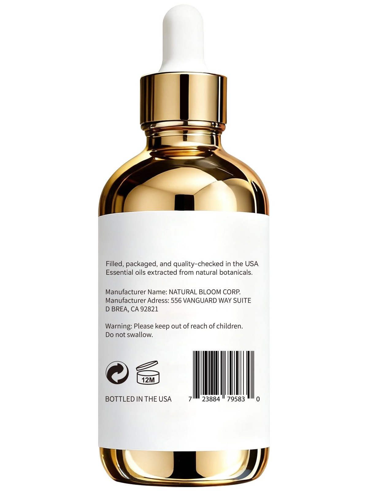 100% Pure Jasmine Essential Oil 4 fl oz – Oils 4 Fl Oz (Pack of 1)