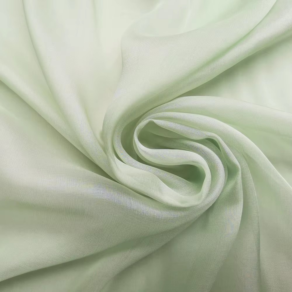 55” Wide Plain Mulberry Pure Silk Chiffon Fabric By the Yard Flowy Wedding Silk