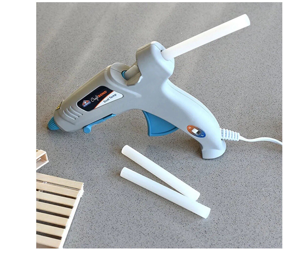 Elmer’s Craft Bond Dual Temperature Full-Size Hot Glue Gun , E6050 NEW