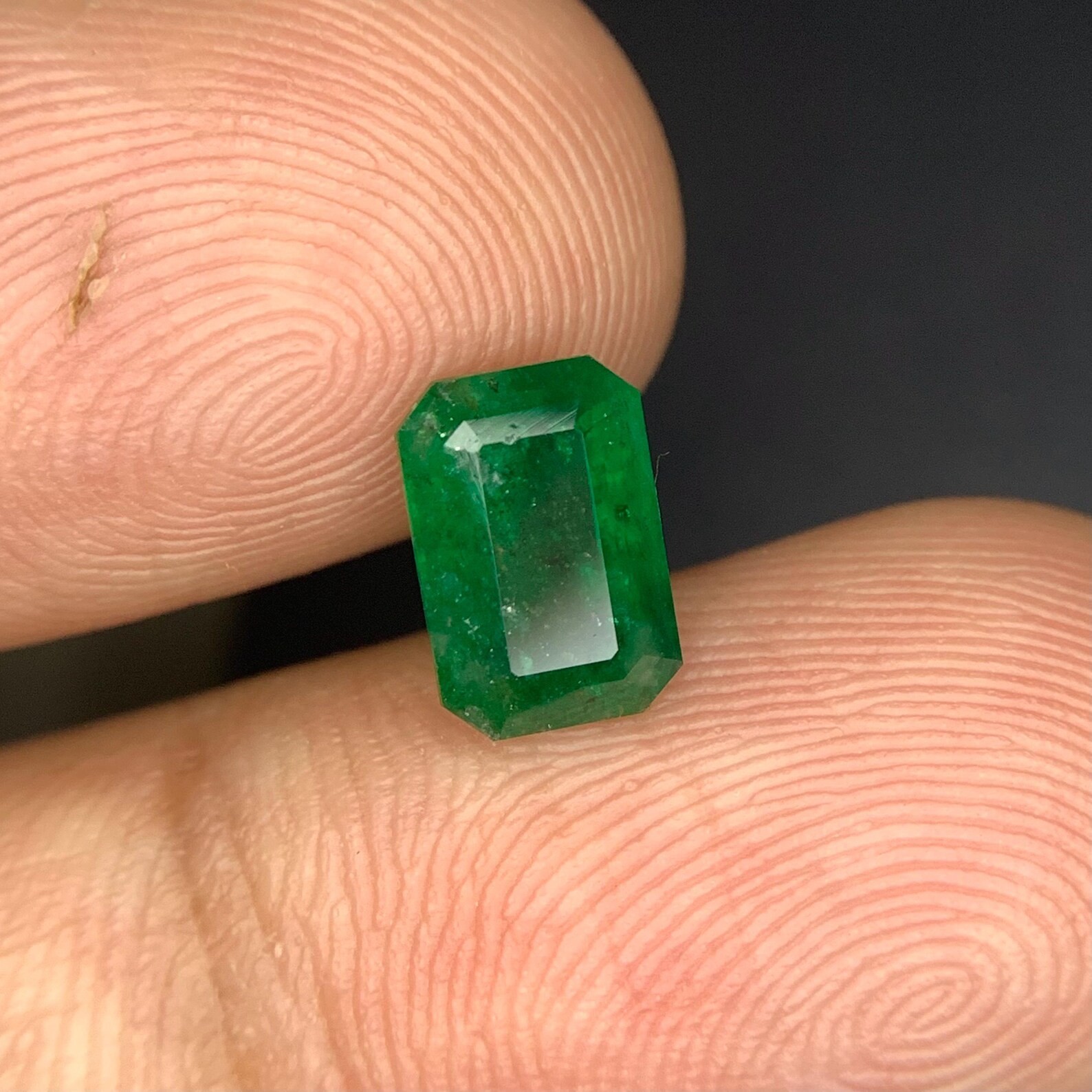 1.05 Carat Natural Emerald Octagon Cut 7×5 MM Loose Gemstone For Jewelry