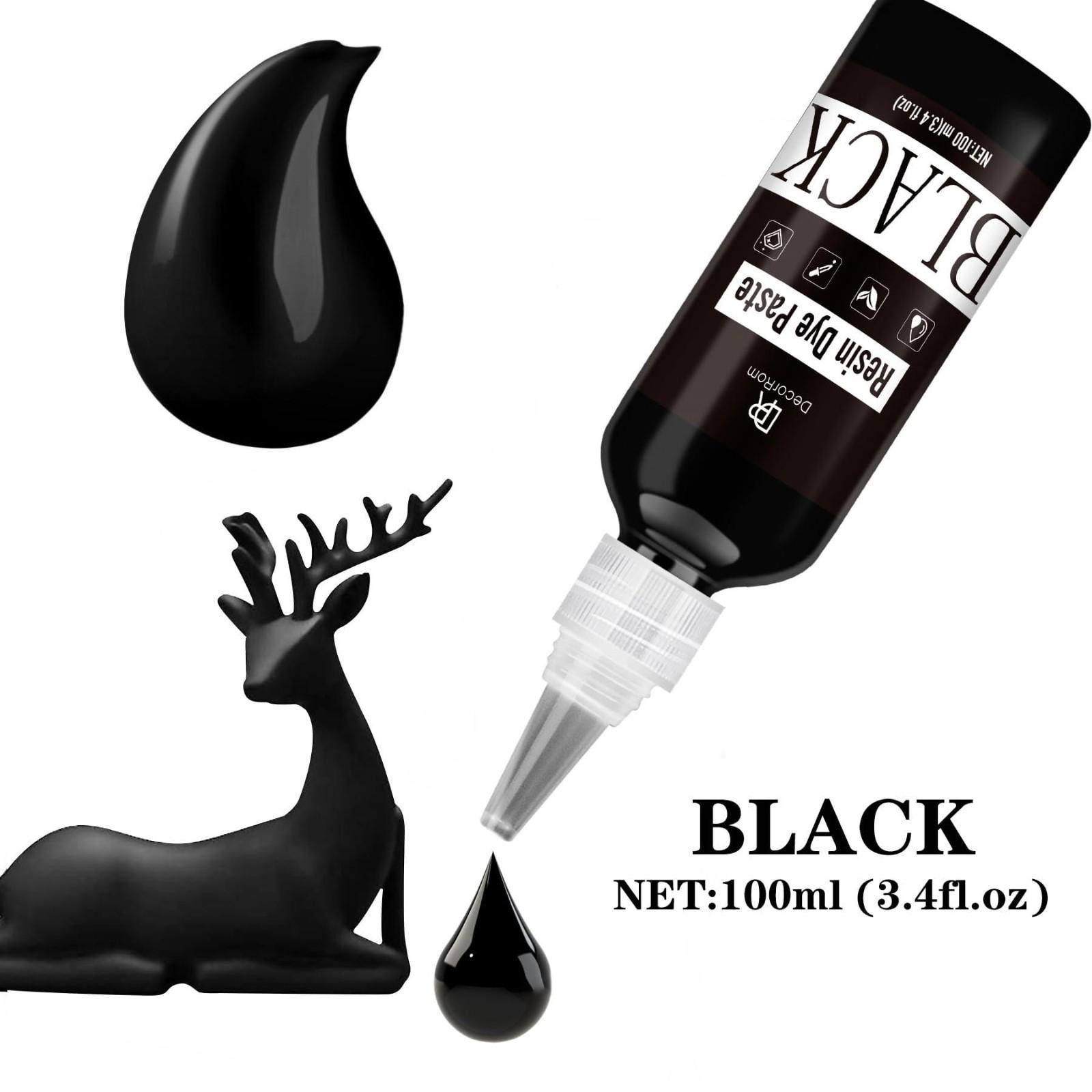 100ml Black Epoxy Resin Pigment Paste High Concentrated Dye Resin Art Uv Jewelry