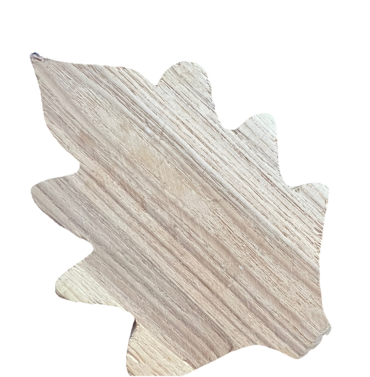 Beautiful Wood Cut Out Oak Leaf Home Decor