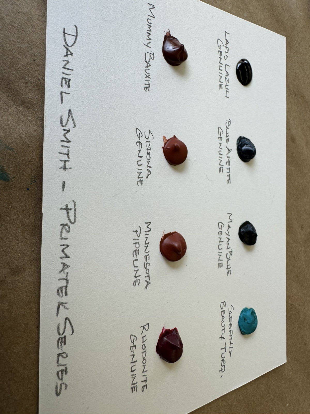 Daniel Smith Primatek Color Dot sheets – Extra Fine Watercolors