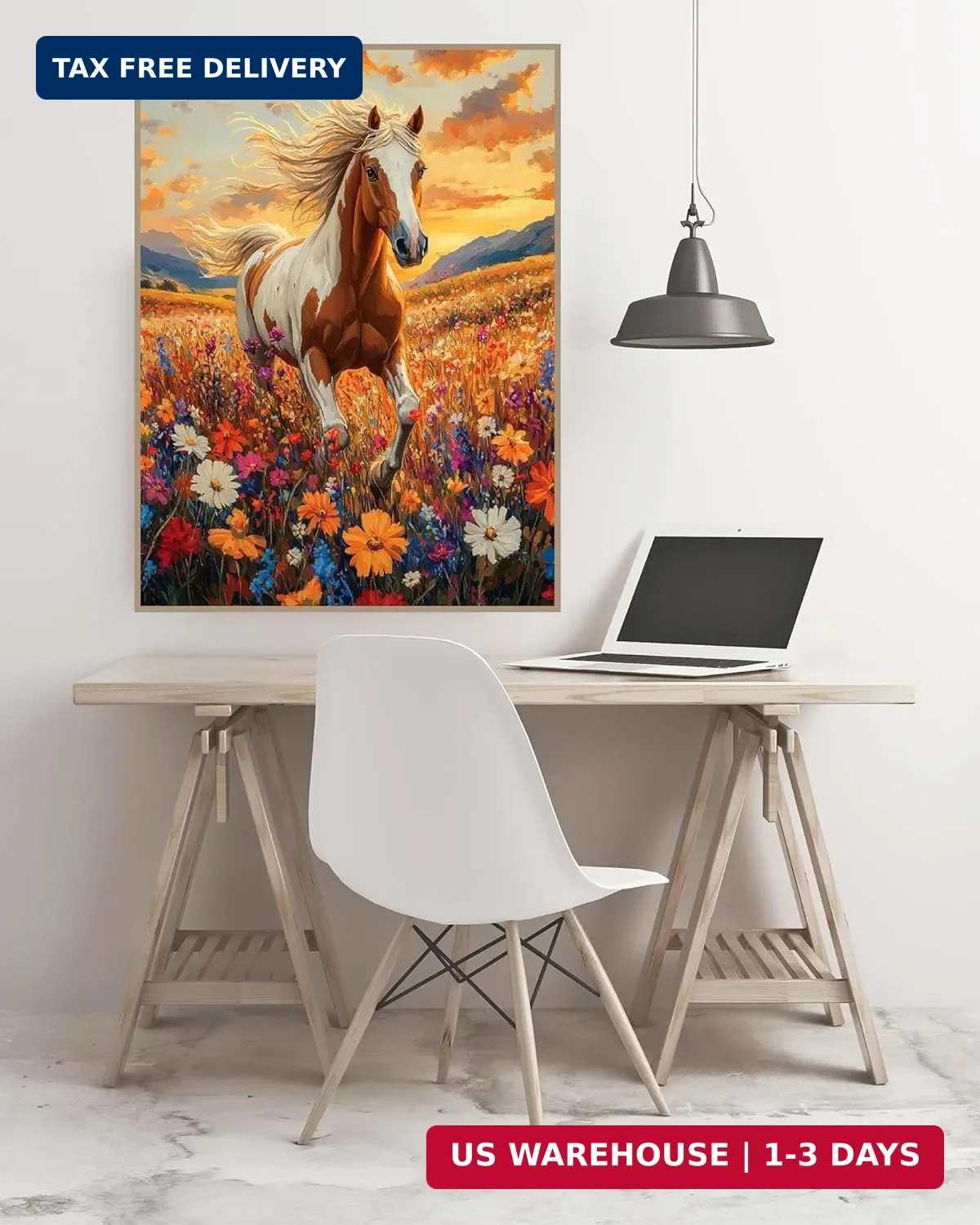 5D Diamond Art Kits for Adults,Diamond Painting Kits for Running Horses,DIY …