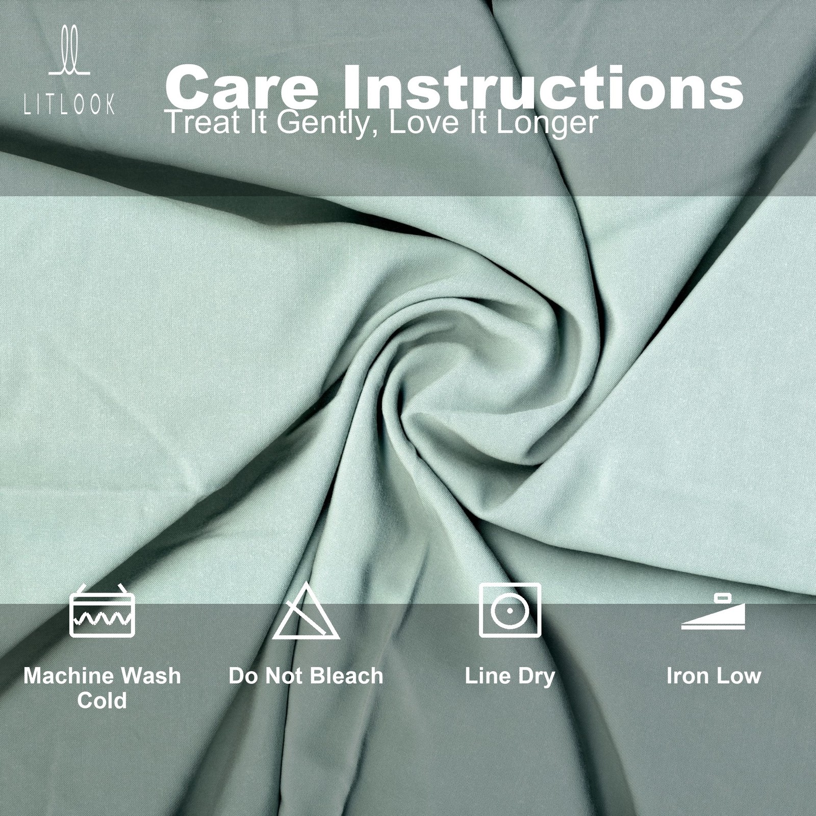 Silver Rayon Challis Fabric by the Yard — 120 GSM, Fluid Drape, 54″, 38 Colors