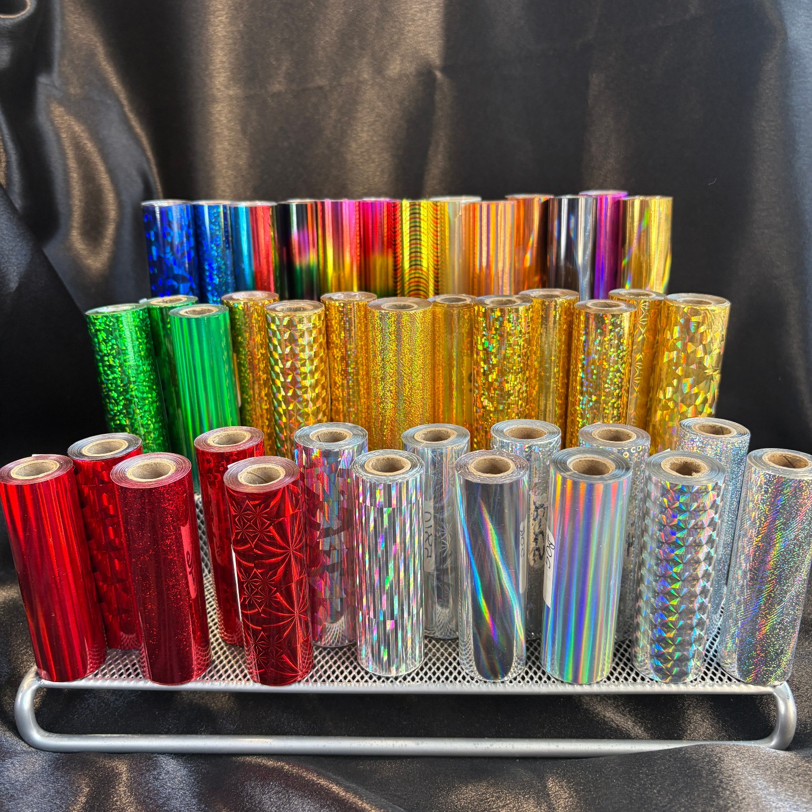 Hot Stamp Holographic Gilding Foil Rolls 50 Patterns