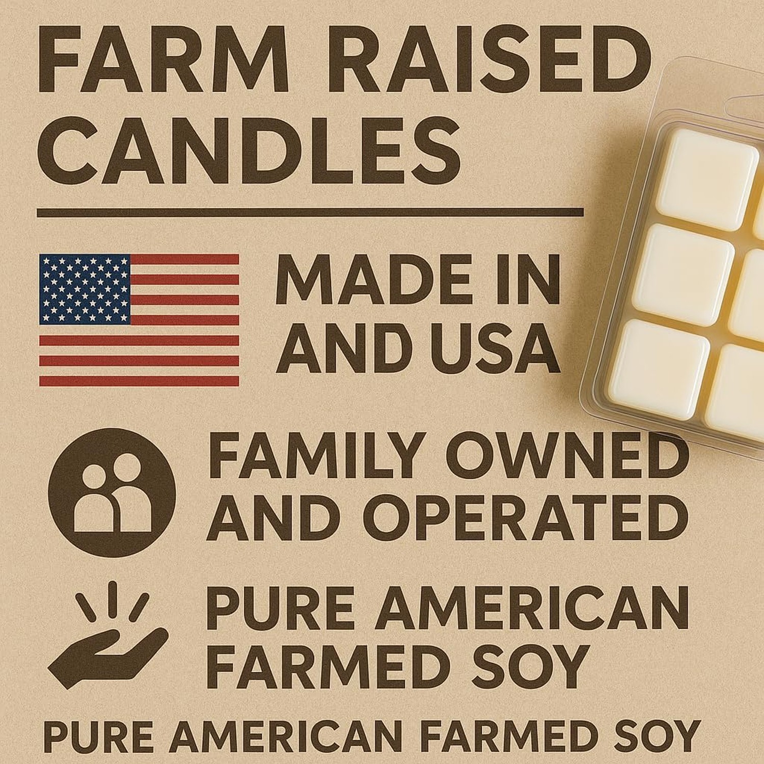 USA Grown Soy Wax Melts – Fall Spice – Bakery Variety Pack – 5 Pack, 16oz