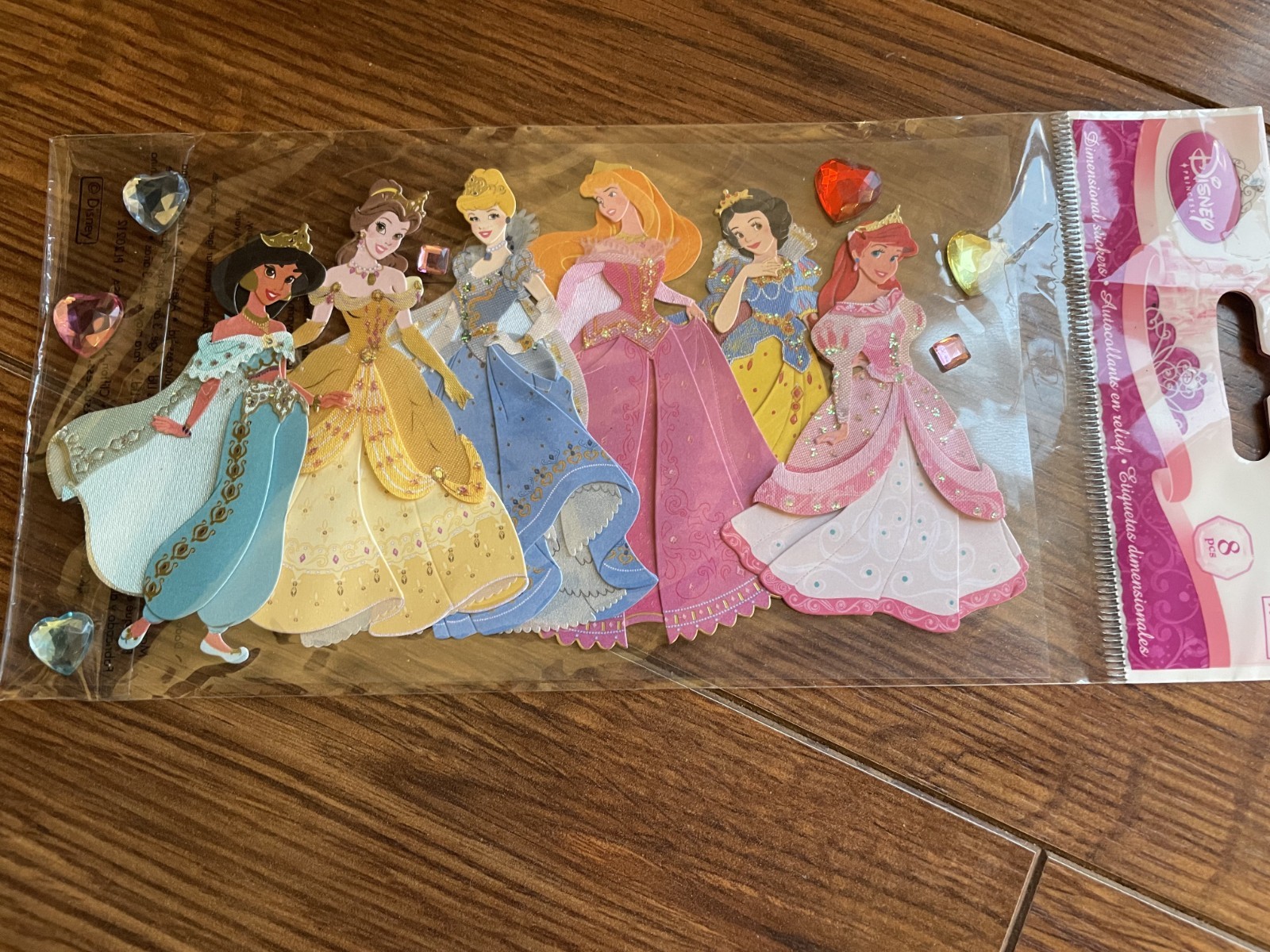 Disney princess dimensional stickers by EK Success–YOU PICK