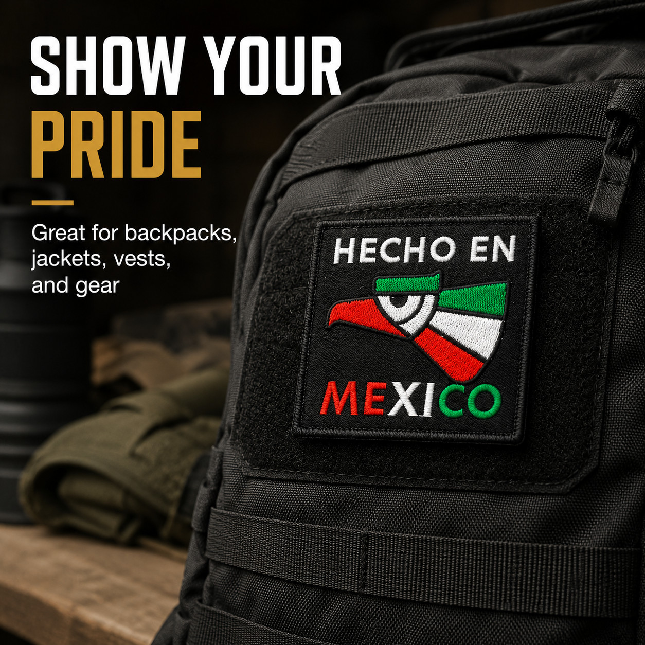 Made in Mexico Hecho En Mexico Flag Iron On Embroidered Patch Badge Pride 3”