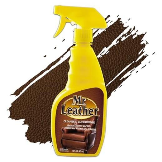 Cleaner & Conditioner Spray, Safe for All Leather & 16 Fl Oz (Pack of 1)