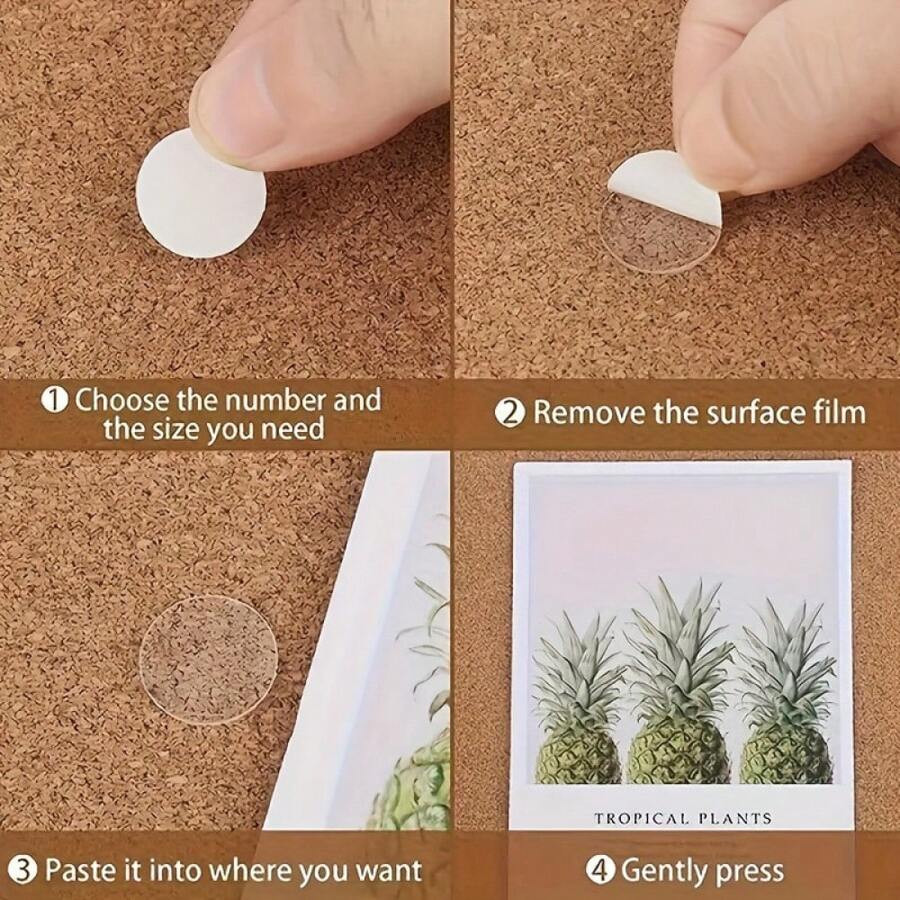 100X Double-Sided Nano Self Adhesive Sticky Tack Gel Dots Removable Glue Sticker