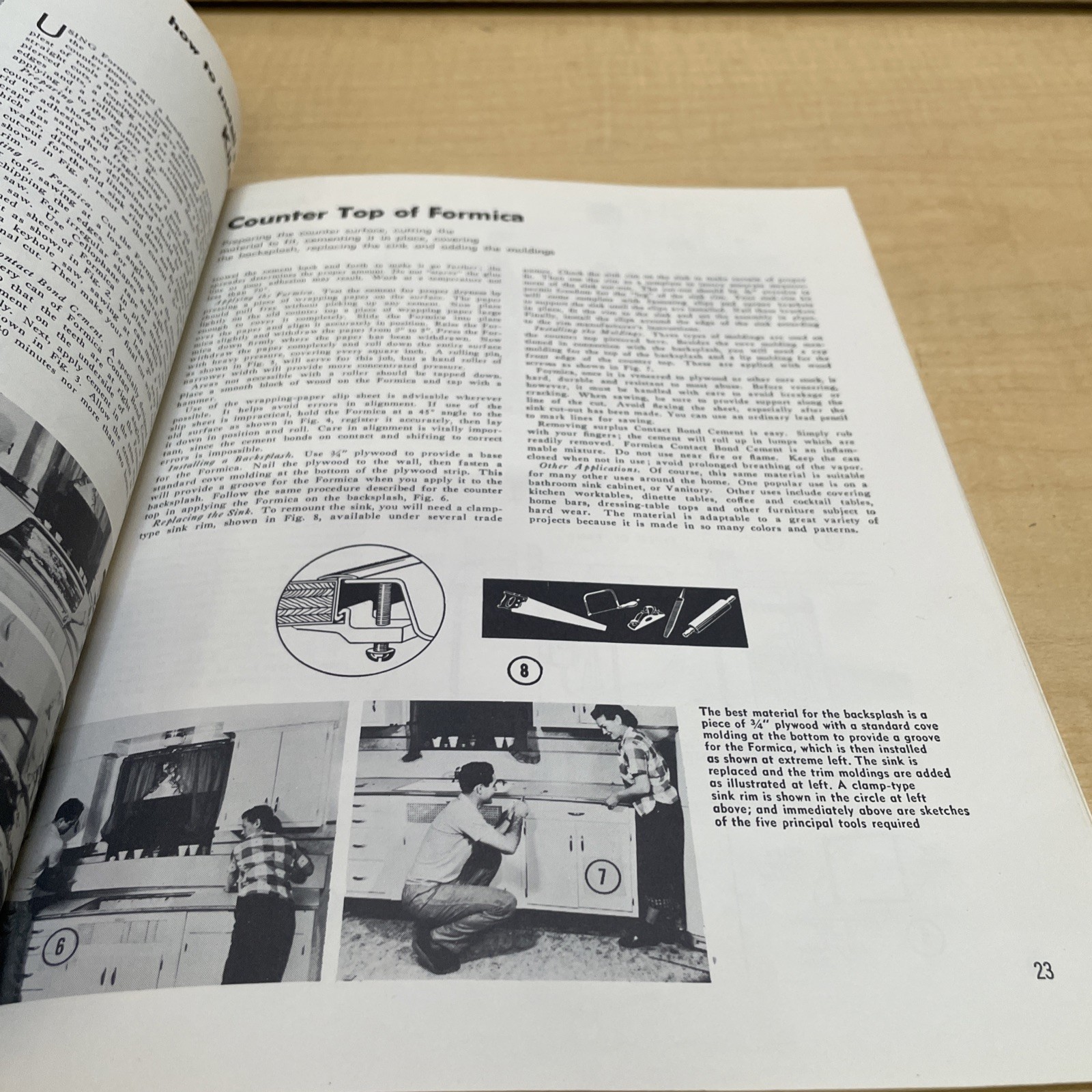Vintage 1957 Carpentry Projects for the Home Home Craftsman Woodworking Pb