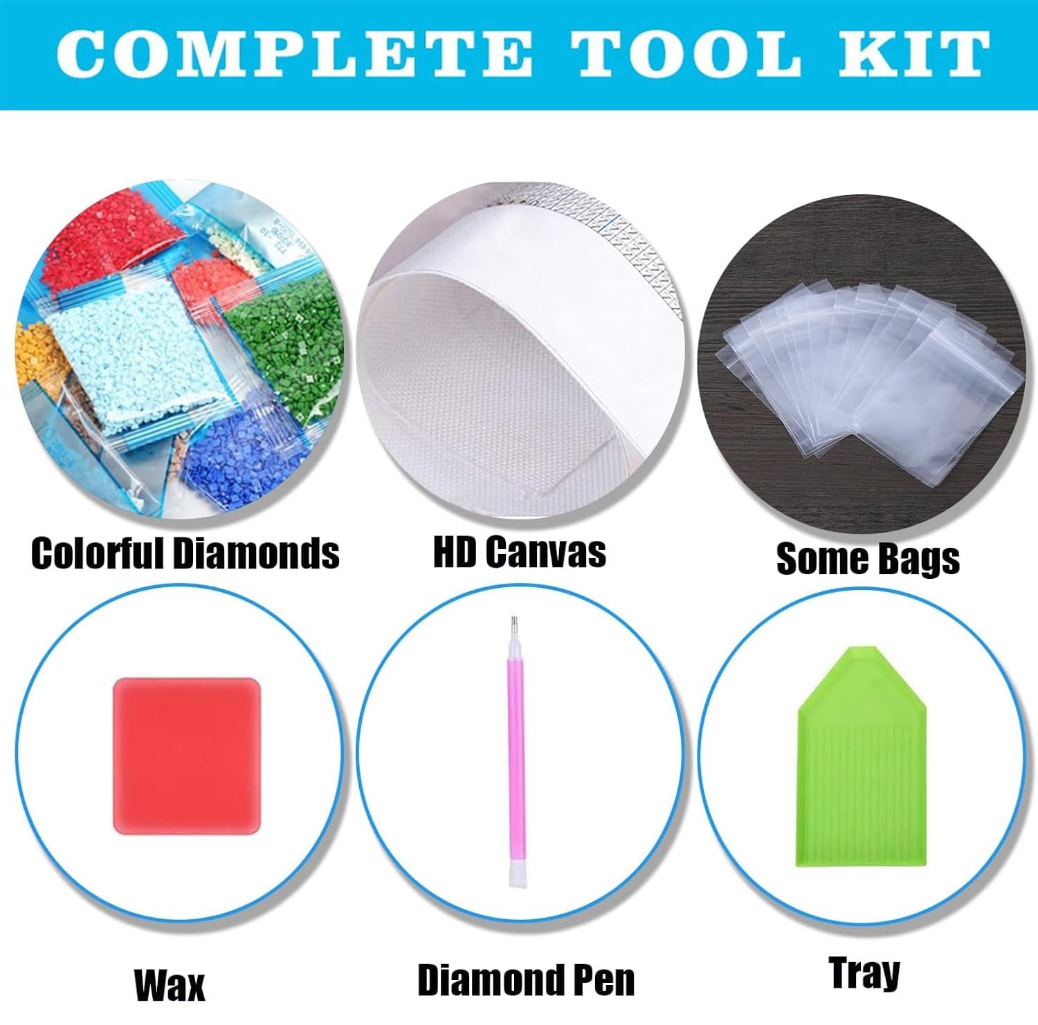 Diamond Art Kits for Adults, Cute Puppy Dog 5D Diamond Painting Kits Dots for…