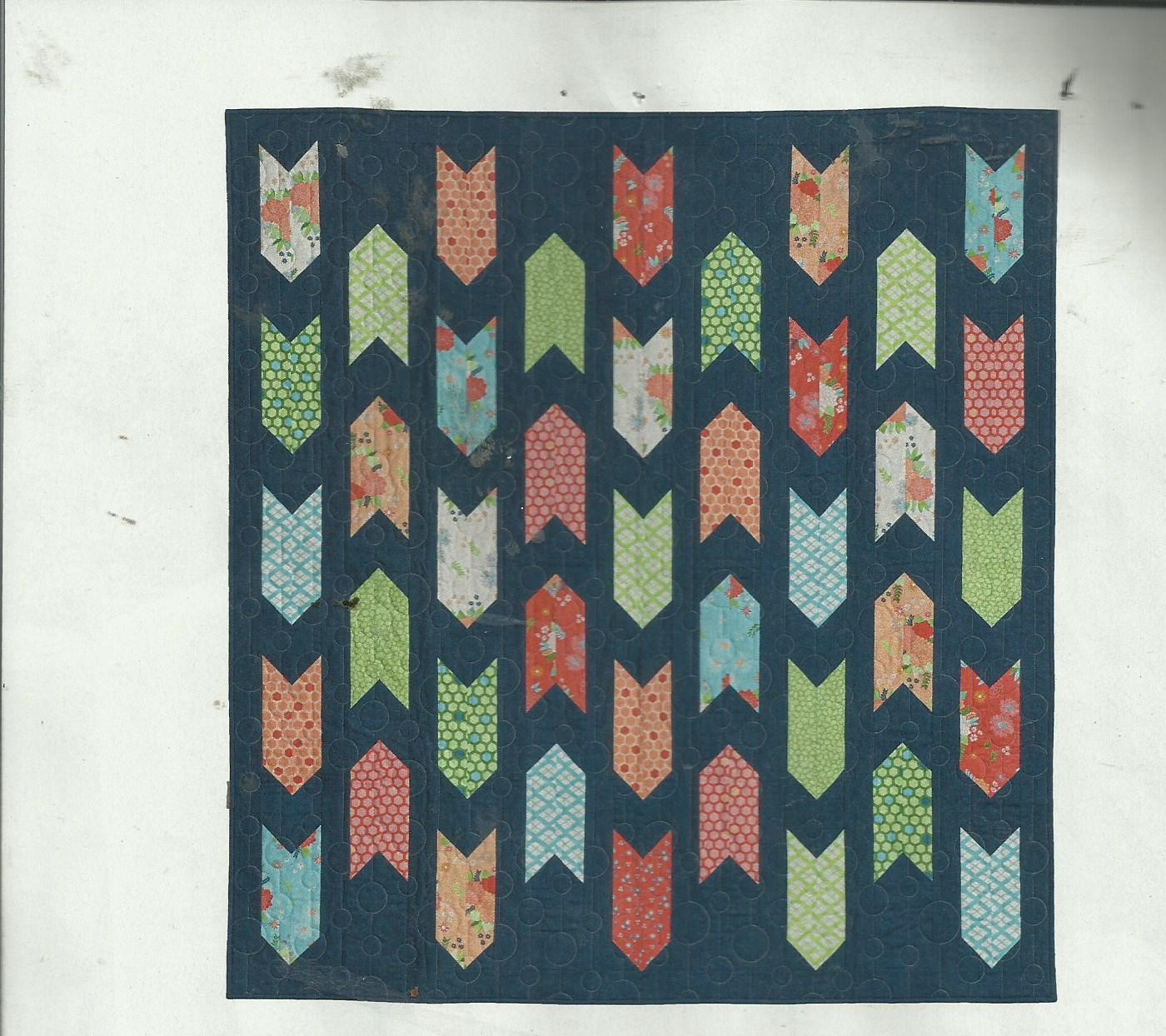 F0210 ARROW ALLEY QUILT PATTERN/INSTRUCTIONS