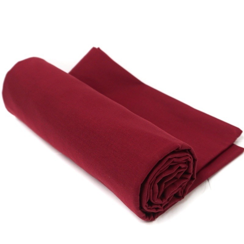 Polycotton Fabric 2 Yards Durable Breathable Crafting Material Wrinkle Resistant