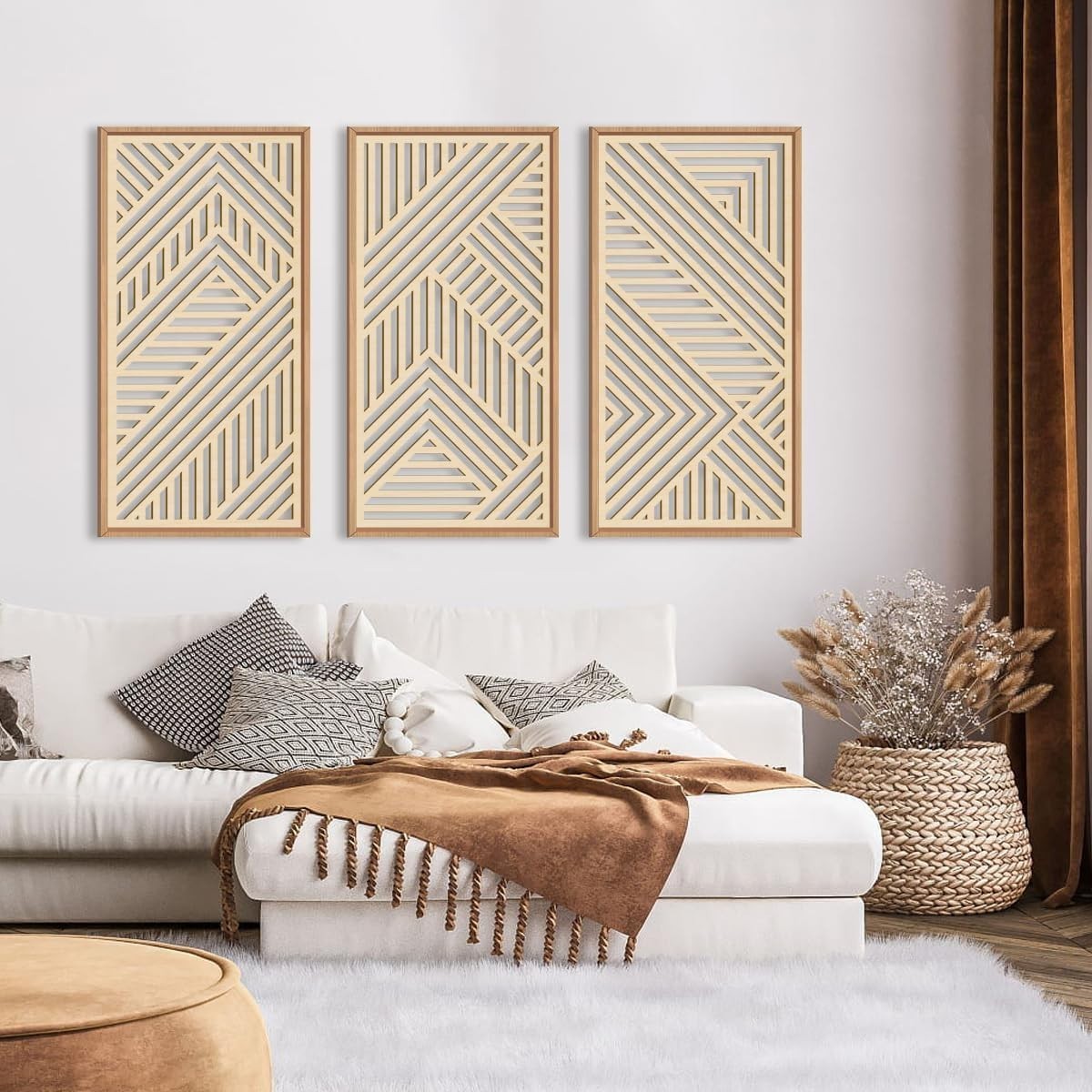 Mid Century Modern Geometric Wall Art
